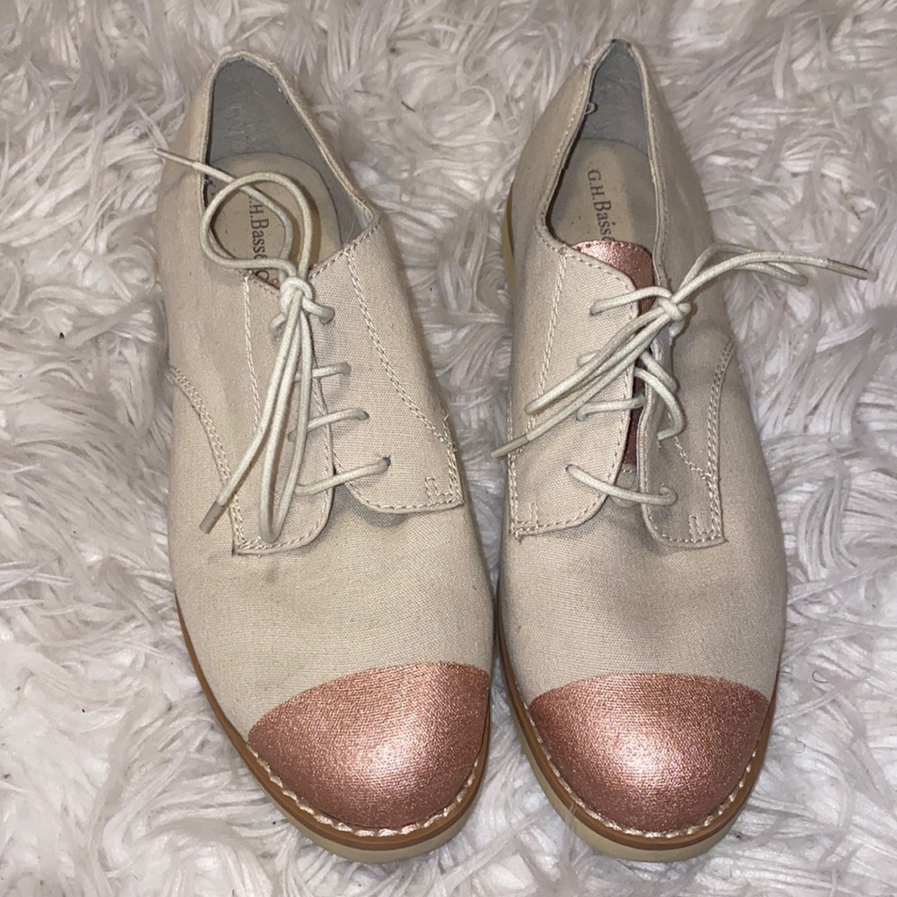 Donated G.H.Bass & Co. Painted Oxfords